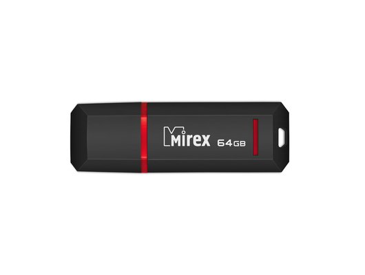 USB Флеш Mirex 64Gb KNIGHT BLACK (13600-FMUKNT64)